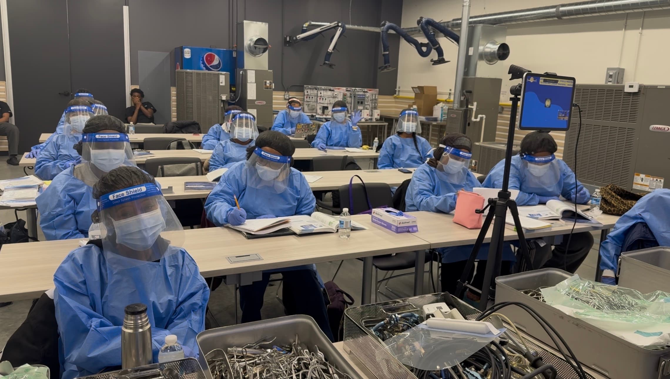 Sevy SPD sterile processing training class in session